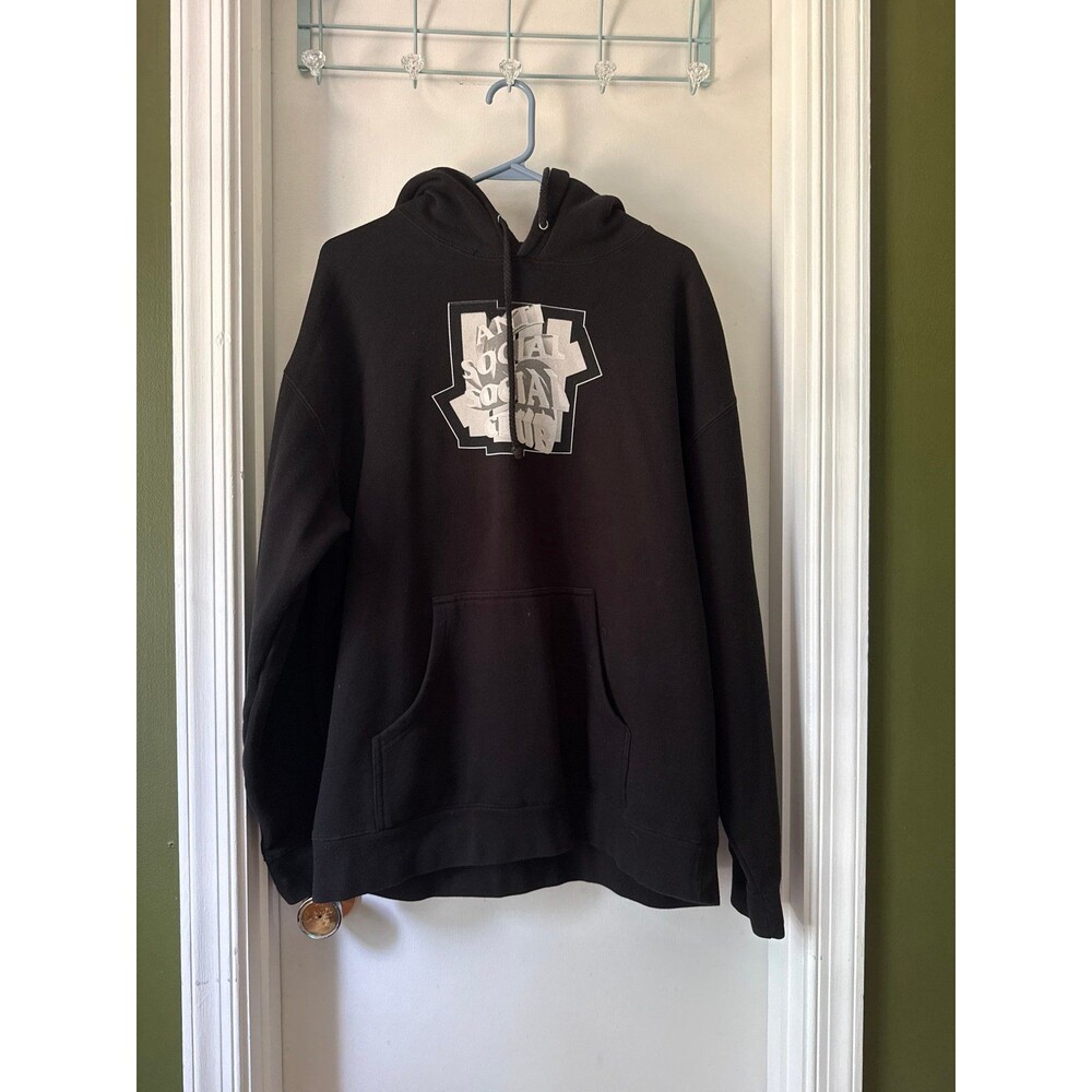 Anti Social Social Club x Undefeated Play Social Hoodie 'Black'
